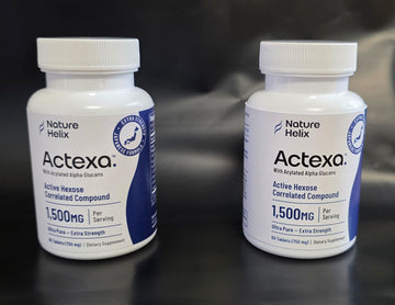 Actexa Active Hexose Correlated Compound, 750 MG (60 Count) - 1 Month Supply (2 Bottles)